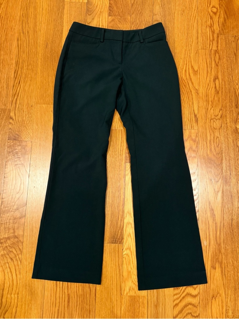 New York Company NYCO Dark Green 7th Ave Bootcut Pants 0P 0 Petite